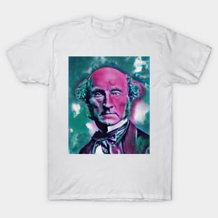 John Stuart Mill Portrait | John Stuart Mill Artwork 4 T-Shirt